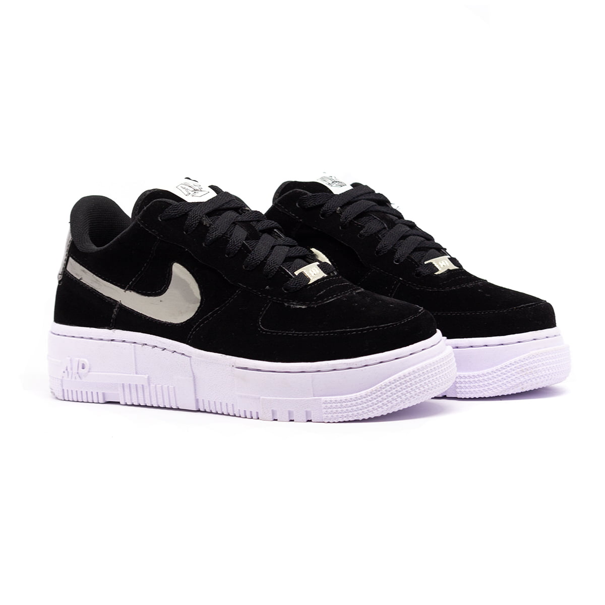 nike air force preto camurça