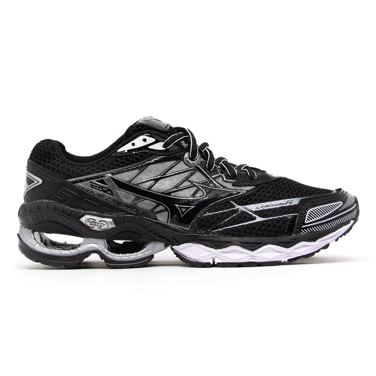 tênis mizuno wave creation 20 branco e preto